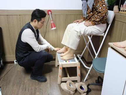 발 환부 캐스팅
